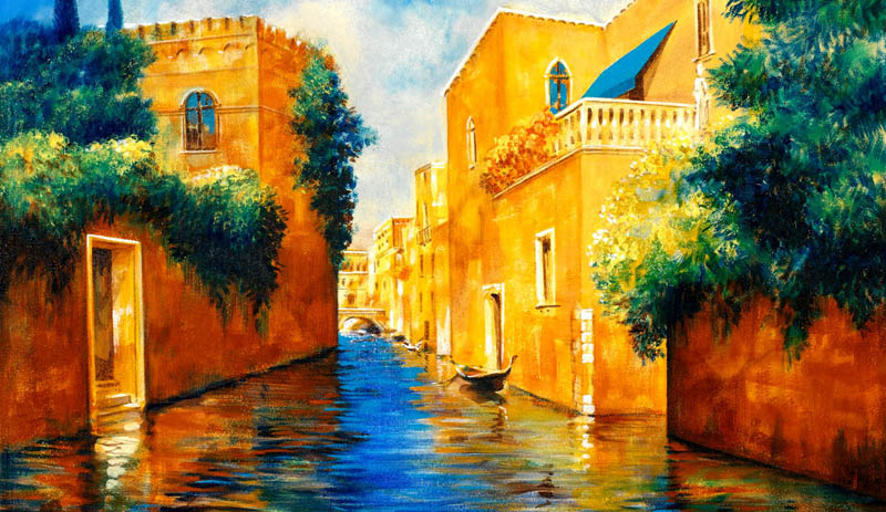 che mostra i canali di Veneziac PT 100906